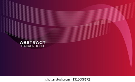 Abstract background design. gradient with geometric lines and light effect. Motion minimal concept. Vector illustration. - Vector