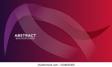 Abstract background design. gradient with geometric lines and light effect. Motion minimal concept. Vector illustration. - Vector