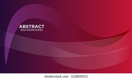 Abstract background design. gradient with geometric lines and light effect. Motion minimal concept. Vector illustration. - Vector