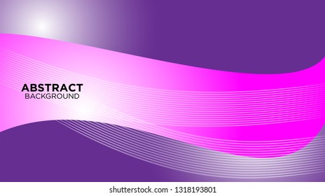 Abstract background design. gradient with geometric lines and light effect. Motion minimal concept. Vector illustration. - Vector