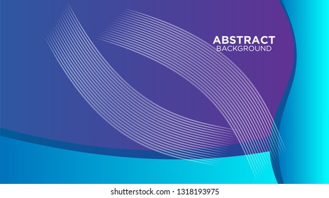 Abstract background design. gradient with geometric lines and light effect. Motion minimal concept. Vector illustration. - Vector