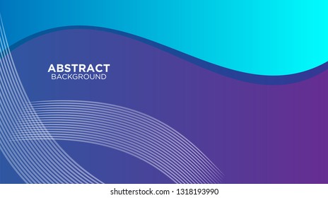 Abstract background design. gradient with geometric lines and light effect. Motion minimal concept. Vector illustration. - Vector