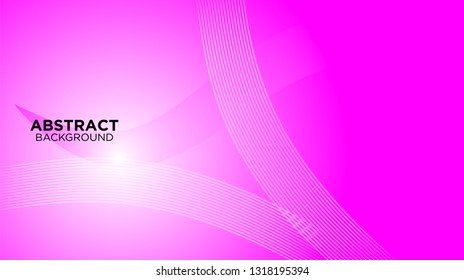 Abstract background design. gradient with geometric lines and light effect. Motion minimal concept. Vector illustration. - Vector