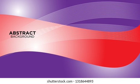 Abstract background design. gradient with geometric lines and light effect. Motion minimal concept. Vector illustration. - Vector