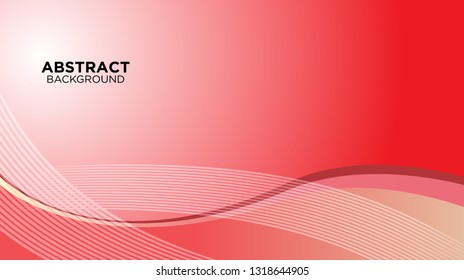 Abstract background design. gradient with geometric lines and light effect. Motion minimal concept. Vector illustration. - Vector