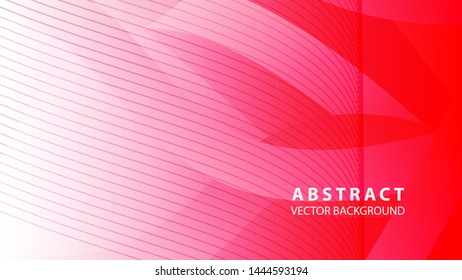 Abstract background design. gradient with geometric lines and light effect. Motion minimal concept - Vector