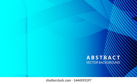 Abstract background design. gradient with geometric lines and light effect. Motion minimal concept - Vector