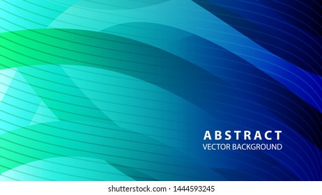 Abstract background design. gradient with geometric lines and light effect. Motion minimal concept - Vector