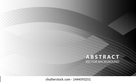 Abstract background design. gradient with geometric lines and light effect. Motion minimal concept - Vector