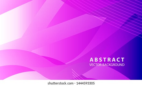 Abstract background design. gradient with geometric lines and light effect. Motion minimal concept - Vector