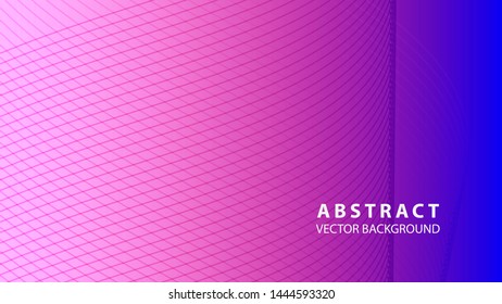 Abstract background design. gradient with geometric lines and light effect. Motion minimal concept - Vector