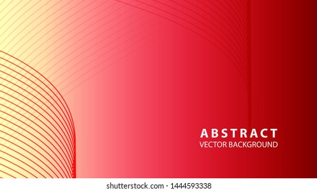 Abstract background design. gradient with geometric lines and light effect. Motion minimal concept - Vector