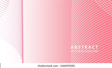 Abstract background design. gradient with geometric lines and light effect. Motion minimal concept - Vector