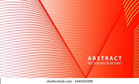 Abstract background design. gradient with geometric lines and light effect. Motion minimal concept - Vector