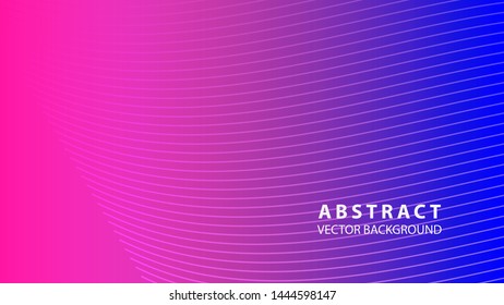 Abstract background design. gradient with geometric lines and light effect. Motion minimal concept - Vector