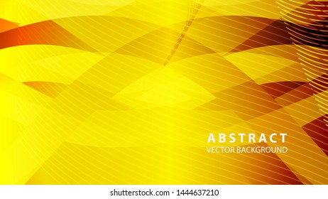 Abstract background design. gradient with geometric lines and light effect. Motion minimal concept - Vector