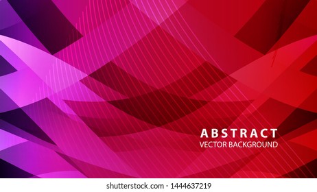 Abstract background design. gradient with geometric lines and light effect. Motion minimal concept - Vector