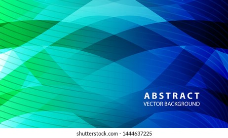 Abstract background design. gradient with geometric lines and light effect. Motion minimal concept - Vector