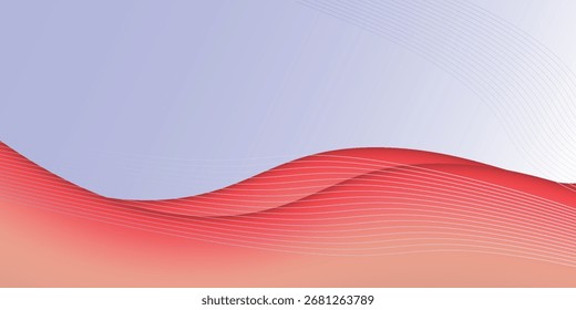 Projeto de fundo abstrato. gradiente com linhas geométricas e efeito de luz. Conceito de movimento mínimo. Vetor 

