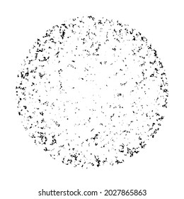 Abstract background design of gray dots, circle frame