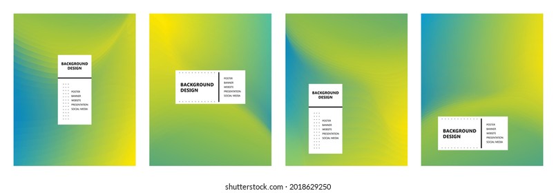 
abstract background design with green and greenish yellow color