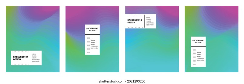 diseño de fondo abstracto con color verde y púrpura
