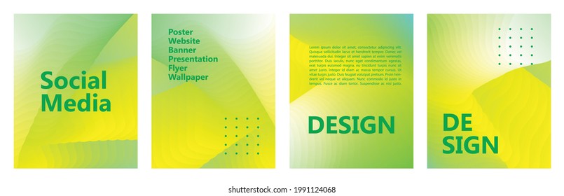 abstract background design with green and white color