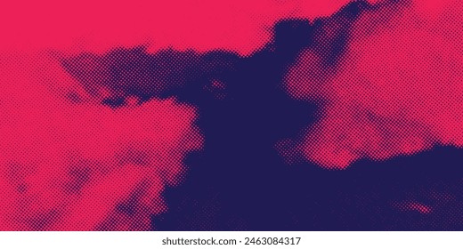 diseño de fondo abstracto textura de semitono estilo vintage