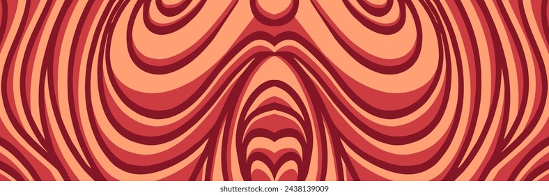Abstract background design with hand drawn style and retro theme	
