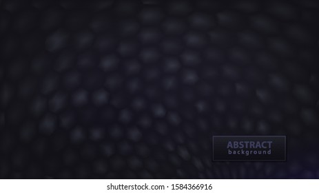 Abstract background design. Hexagon lines in perspective. Technology, Big data, science, future style design. Vector.