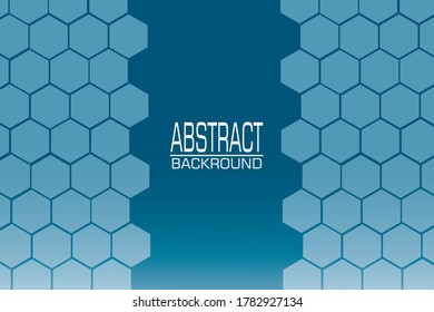 Abstract background design hexagon style
