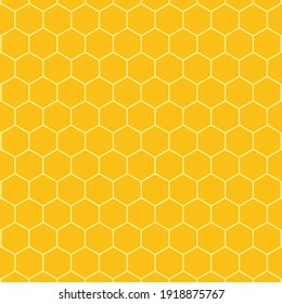 Abstract Background Design With Honeycomb Bee Hive. Vector Illustration.