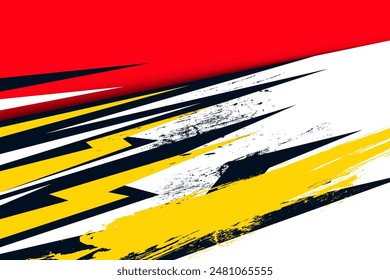 Abstract Background design in horizontal layout. Vector illustration racing for Car Wrap Design: wallpaper Kit for Vehicle Wraps, Race Cars, Rally, Adventure, and Livery.