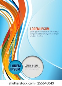 Abstract background for design - Illustration business poster, magazine cover, design layout template