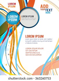 Abstract background for design - Illustration business poster, magazine cover, design layout template