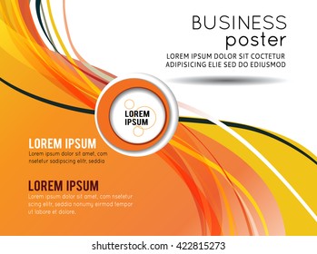 Abstract background for design - Illustration business poster, magazine cover, design layout template