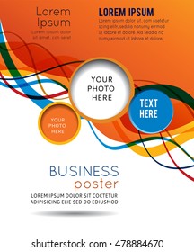 Abstract background for design - Illustration business poster, magazine cover, design layout template