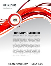 Abstract background for design - Illustration business poster, magazine cover, design layout template