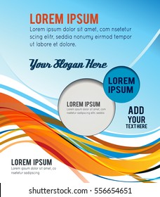 Abstract background for design - Illustration business poster, magazine cover, design layout template