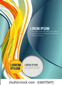 Abstract background for design - Illustration business poster, magazine cover, design layout template