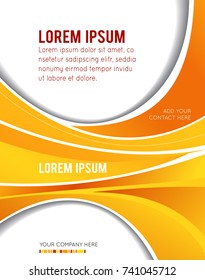 Abstract background for design - Illustration business poster, magazine cover, design layout template