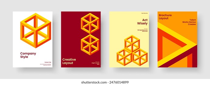 Diseño de fondo Abstractas. Plantilla de informe aislada. Diseño de presentación comercial geométrica. Portada del libro. Folleto. Anuncio. Volante. Cartel. Handbill. Prospecto. Boletín informativo. Catálogo. Identidad de marca