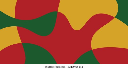 Abstract background design with Juneteenth theme