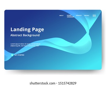 Abstract background design. Landing page template. web page design for website and mobile development. Eps10 vector