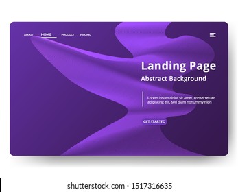 Abstract background design. Landing page template. web page design for website and mobile development. Eps10 vector
