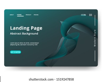 Abstract background design. Landing page template. web page design for website and mobile development. Eps10 vector