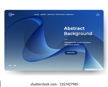 Abstract background design. Landing page template. web page design for website and mobile development. minimalist style. Eps10 vector