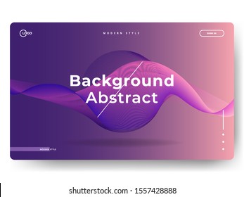 Abstract background design. Landing page template. web page design for website and mobile development. minimalist style. Eps10 vector