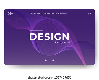 Abstract background design. Landing page template. web page design for website and mobile development. minimalist style. Eps10 vector