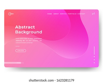 Abstract background design. Landing page template for websites and mobile websites. Vector illustration